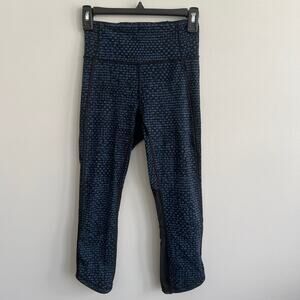 Lululemon Deep Breath Cropped Leggings Desert Teal 4